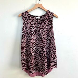 Maurices Maternity Tank - Pink Leopard Print
